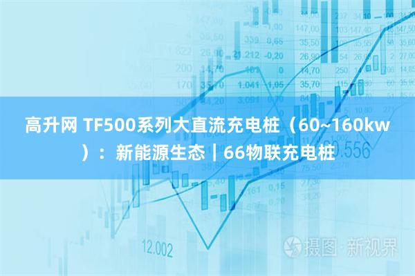 高升网 TF500系列大直流充电桩（60~160kw）：新能源生态｜66物联充电桩